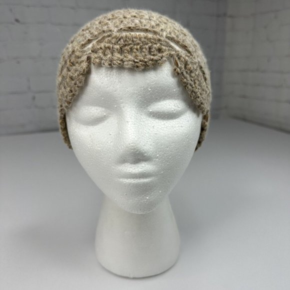 Handmade New Copper Juliet Hobbii Metallico Fine Wool Knit Beanie - Adult M/L - Picture 2 of 10